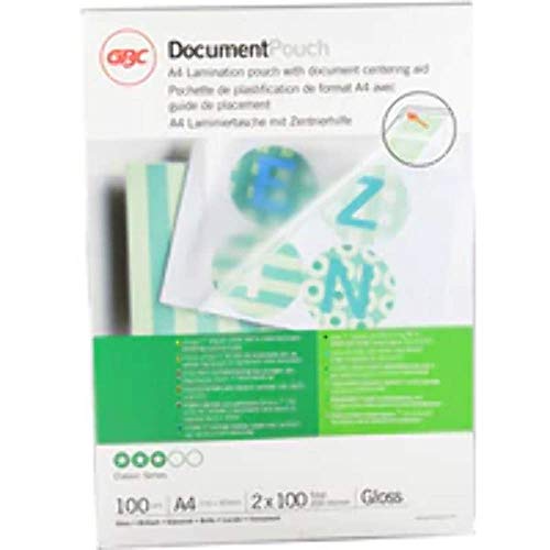 Preisvergleich Produktbild GBC Laminiertaschen A4 / 200mic (2x100), glänzend