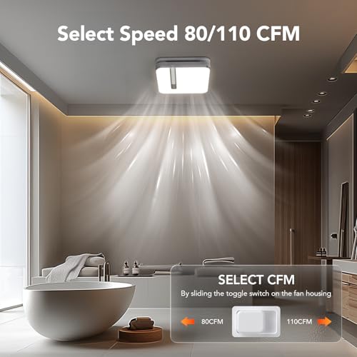 Orein Bathroom Exhaust Fan With Light thumb #3