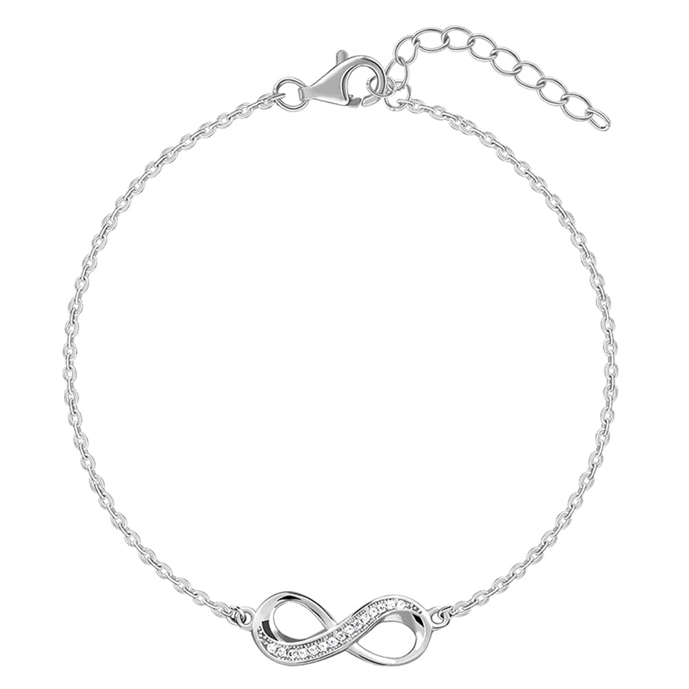 GIVA 925 Silver Unbreakable Bond Bracelet, Adjustable | Gifts for Women and Girls | With Certificate of Authenticity and 925 Stamp | 6 Months Warranty