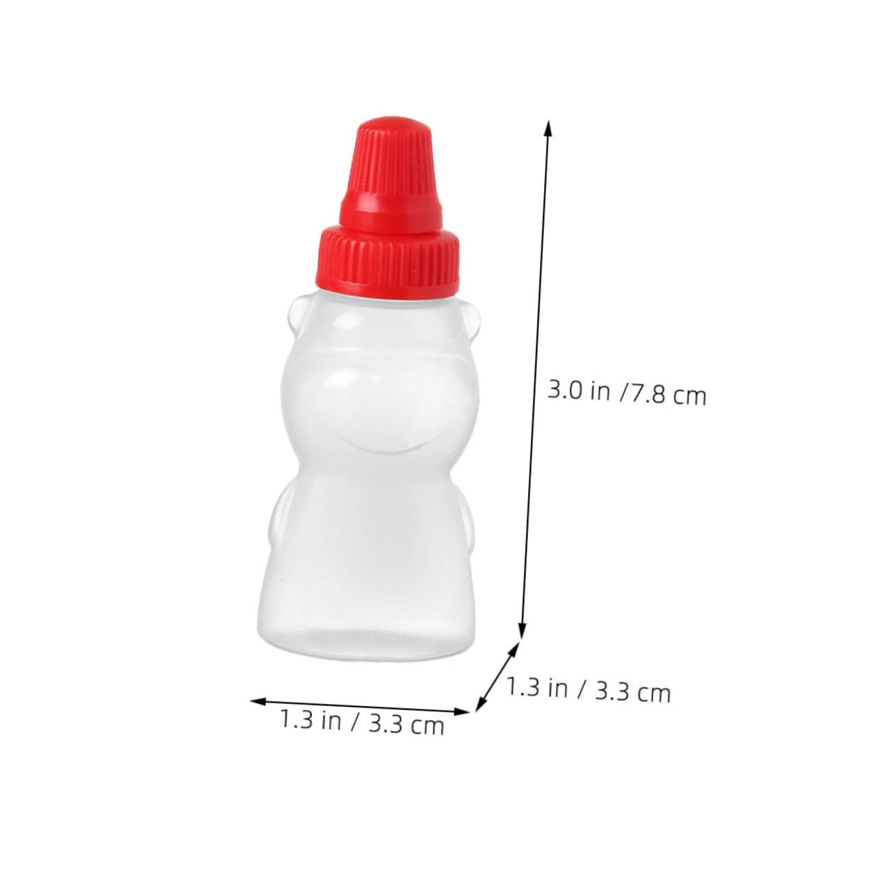 ULTECHNOVO 8Pcs Squeeze Sauce Bottles Portable Condiment Containers for Ketchup Soy Sauce Salad Dressing Lightweight Pe Dispenser for School Office Bbq Camping Picnics