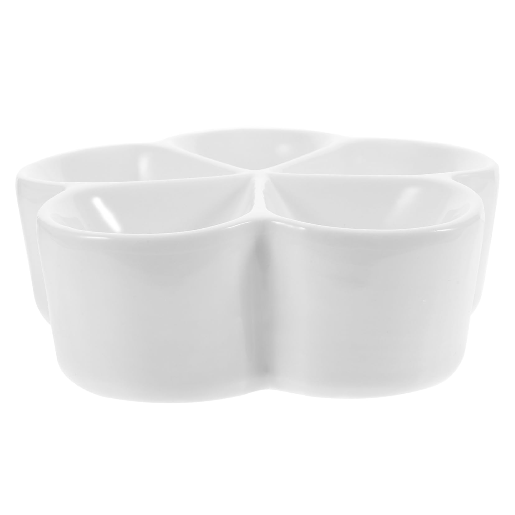 GLEAVI 4 Piezas Forma de Flor Aperitivos y Dividido de Almacenamiento Fiestas Snacks y Dulces