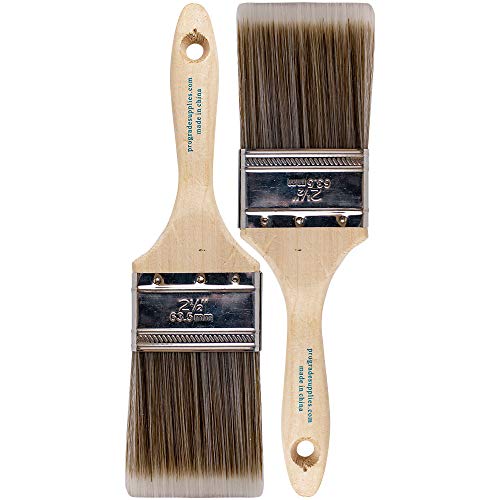 Pro-Grade Premium Wall / Trim House Paint Brush Set Great ...