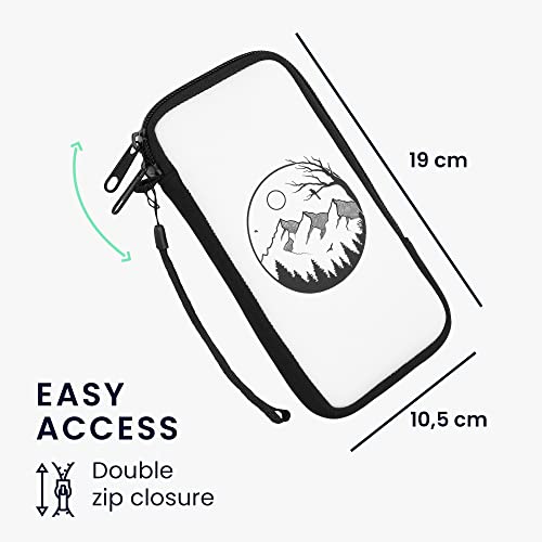 Kwmobile Custodia in Neoprene con Zip per