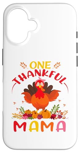 One Thankful Mama ʒ̏H H̊Ӎ X}zP[X iPhone 16 p