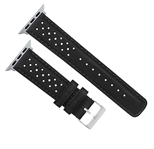 Image of BARTON WATCH BANDS - Horween Leather Watch Bands Compatible with Apple Watch Models - 1, 2, 3, 4, 5, 6, 7, 8, 9, 10, SE, Ultra & Ultra 2