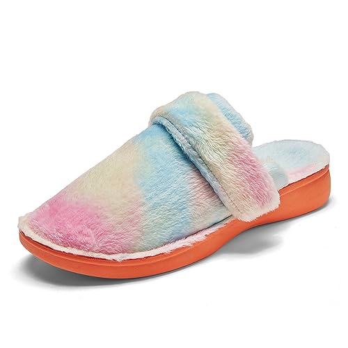 Womens Slippers House shoes with Arch Support Orthotic Heel Cup indoor outdoor sandals2