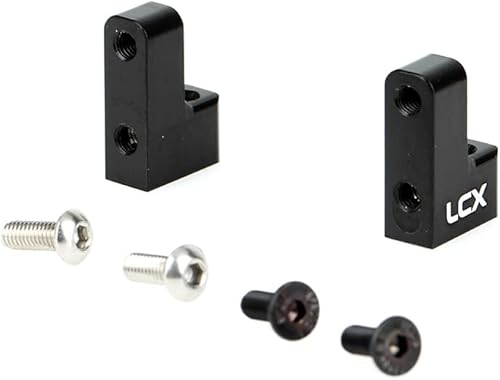 LCX Racing 1/10th RC Crawler Car CNC mecanizado aluminio eje servo montaje para Axial SCX10 SCX10 II Wraith RR10 Capra TRX4 TRX6 D90