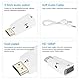 Garsent HDMI zu VGA Adapter 1080P HDMI Buchse zu VGA Buchse Konverter Adapter mit 3.5mm Audio Ausgangskabel(Weiß)