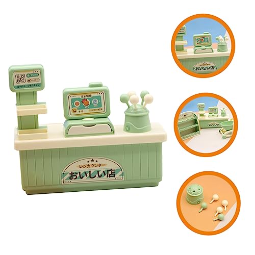 UPKOCH 1 Conjunto De Modelo De Caixa Registradora Brinquedo Educacional Caixa Registradora De Plásti