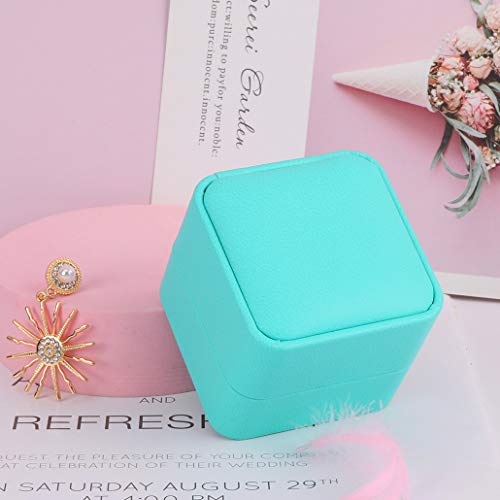 iSuperb Ring Doosjes Sieraden-organisers PU Jewelry Box Ring Box Jewelry Gift Boxes Rings Case Sieraden Doosjes Valentine's Day Earrings Sieradenaccessoires Organizers for Woman - Afbeelding 5