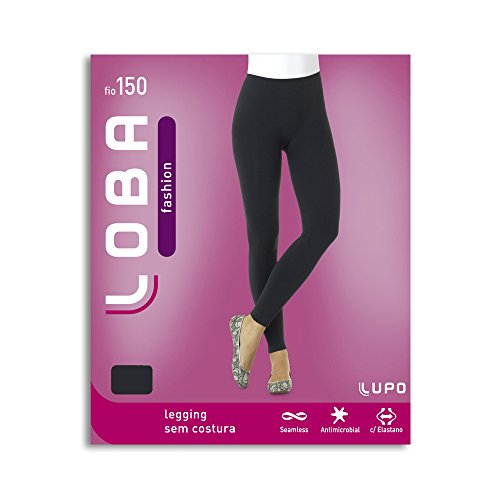 Calça Loba Legging Sem Costura Fio 150 (Adulto) Tamanho: P | Cor: Preto