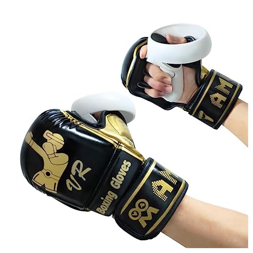 VR Boxhandschuhe für Quest 2 für Pico 4 Boxing Game Zubehör PU Leder Protect Griff für Thrill of The Fight und andere VR Boxing Games