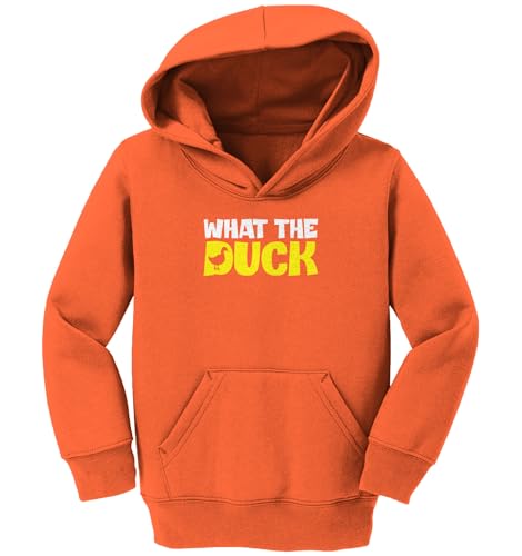 Tcombo What The Duck - Pun Quack Ducky Toddler/Youth Fleece Hoodie2