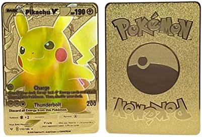 Amazon Com Pikachu V Charge Card Custom Gold Metal Toys Games Amazon Com Pikachu V Charge Card Custom Gold Metal Toys Games
