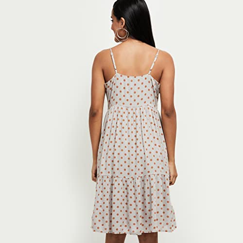 Image of Max Women Printed Midi A-Line Dress