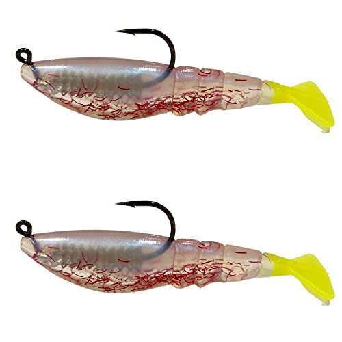 FOUR HORSEMEN TACKLE Boom Boom Shrimp Plastic Bait Saltwater Fishing...