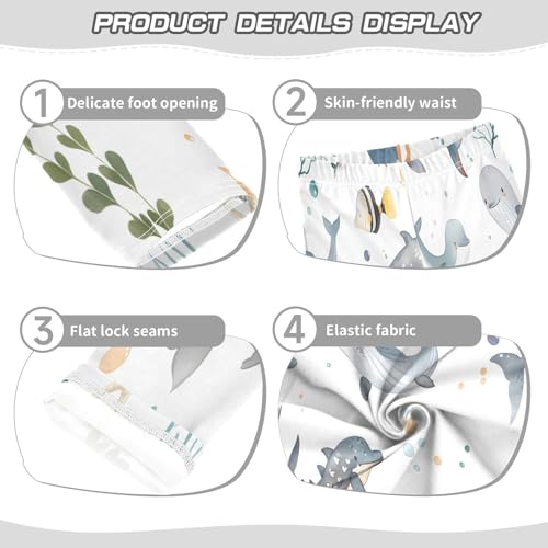 Toddler Girls Leggings Printed Yoga Pants Leggings Marine Animal for Kids3