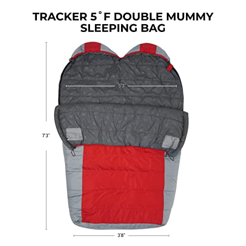 Image of Teton 20F and 5F Degree Sleeping Bag; Lightweight, Warm Weather Mummy Sleeping Bags for Adults and Kids, Camping, Backpacking, Hiking