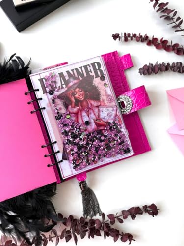 Couverture de carnet en cuir rose A5 pour ne plus perdre vos idées