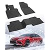 Alfombrillas de coche para Toyota Camry: FWD 2018-2024 (no para AWD/híbrido), accesorios para todo tipo de clima, forros de goma para el suelo de Camry 2024 2023 2022 2021 2020 2019 2018 modelos de