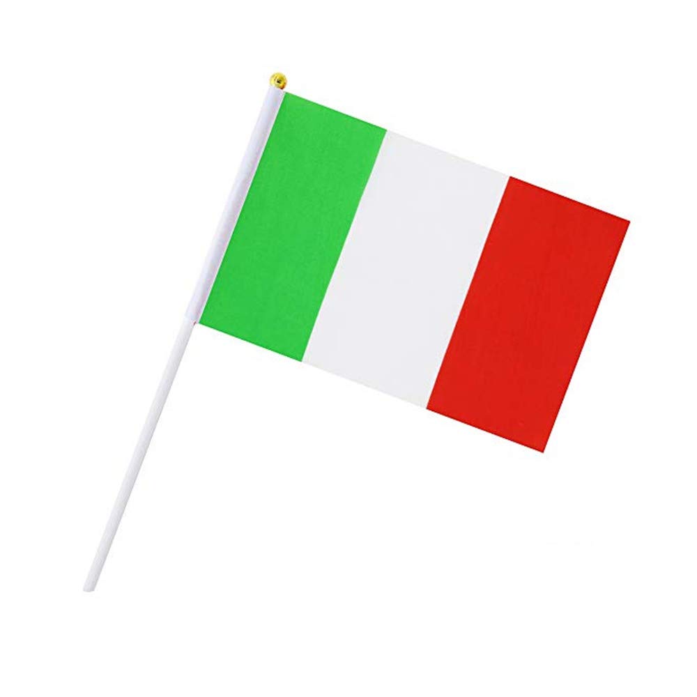 TSMD 2 Confezioni Di Bandierine Italiane - Stringa 9 M Con 40 Bandiere - 14x21 Cm - Decorazioni Per Feste - 2