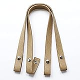 日本紐釦貿易(Nippon Chuko) エンボス加工 ホック式かんたん付け替えハンドル S/60cm 2本1組入 MAW58-E 手芸用品 バッグ材料 持ち手