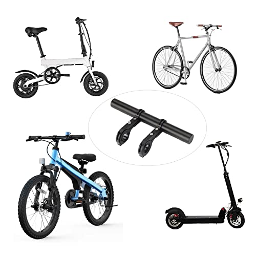 Bike Handlebar Extender,Bike Handlebar Extender With Double Mounting Clamp Bracket,For Bike Mounts,Extender Bars, Headlights,Light Lamp,Bicycle Accessories #TOP6