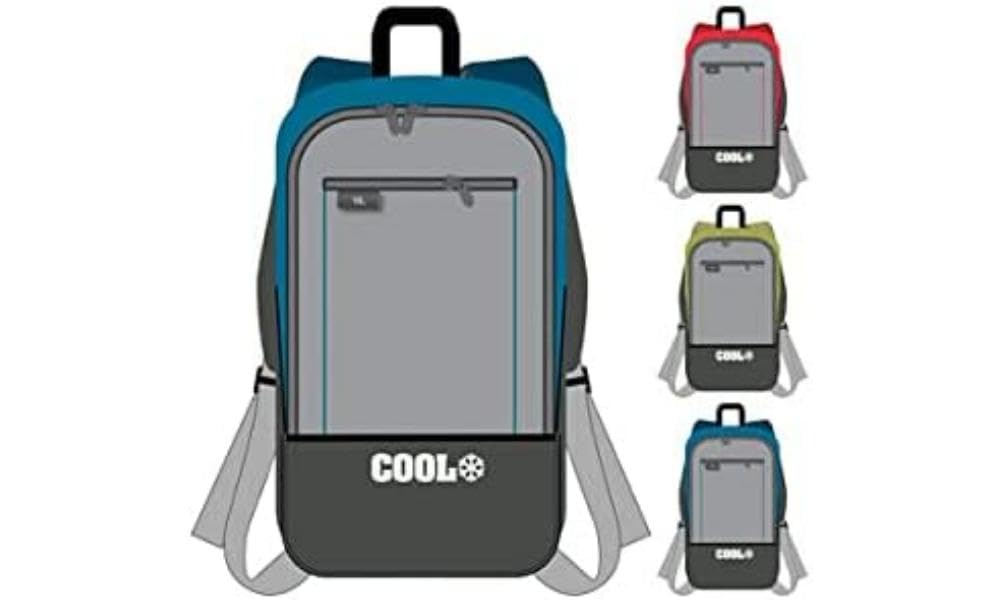 Koopman International b.v 73753 Nevera Tipo Mochila 10 L con 2 Compartimentos, Adultos Unisex, 36 x 23 x 15 Cm