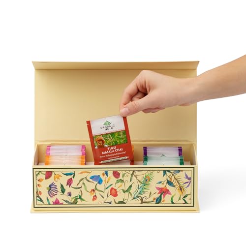 Organic India Tea Sampler Box Variety Pack
