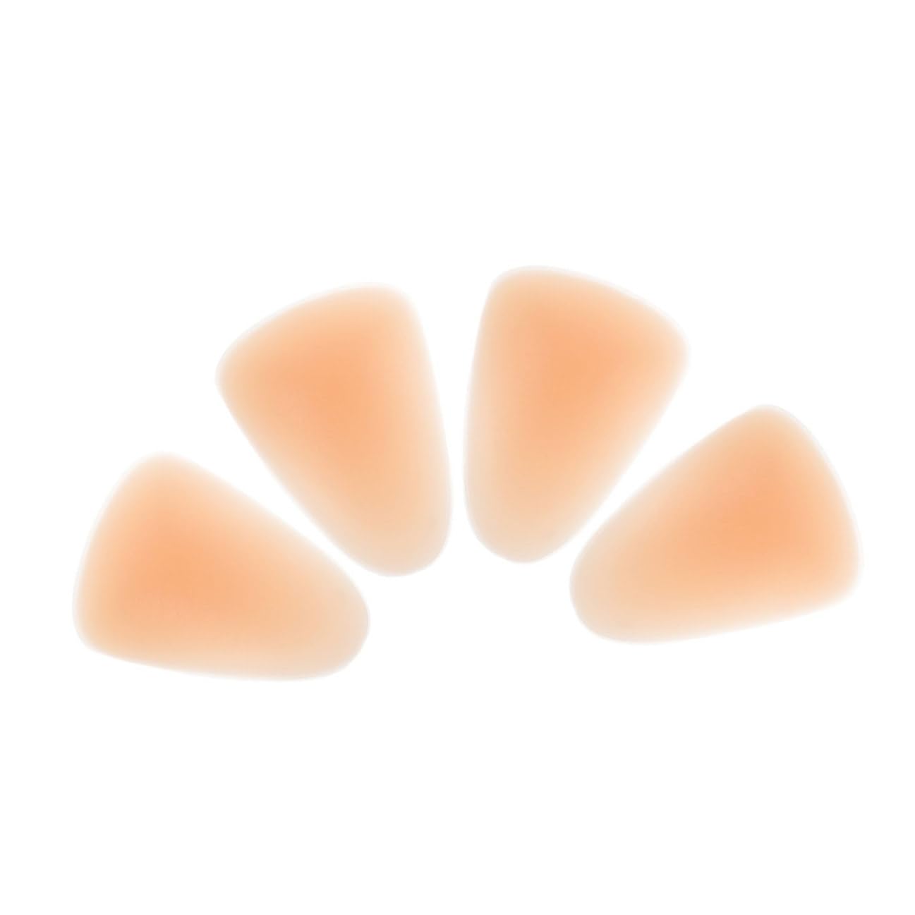 Set 4 Pezzi Ginocchiere in Silicone Beige per Sci e Snowboard Design Ergonomico e Alta Elasticità, Supporto Protettivo per Ginocchio Unisex per Pattinaggio e Sport Invernali
