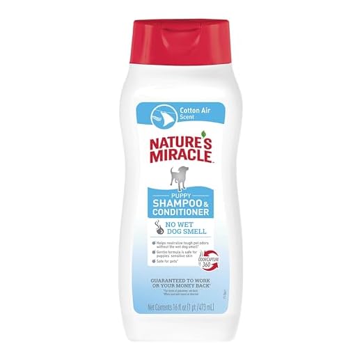 Nature’s Miracle Puppy Shampoo & Conditioner, 16 Oz, Cotton Breeze Scent