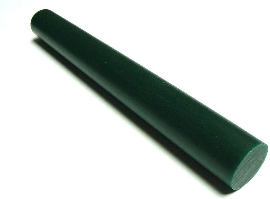 Wax Ferris Round Green Rod 1-5/16"D X 11"L Carving Waxes Round Bar 1/2 Pound