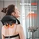 COMFIER Shiatsu Nackenmassagegerät mit Wärme, kabelloses 4D Tiefen Knetmassagegerät zur Linderung von Nacken, Schulter und Rücken, Geschenk für Männer, Frauen