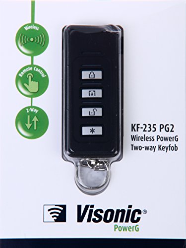 Preisvergleich Produktbild Visonic KF - 235 PG2 EU PowerMaster, 4 Tasten, Schlüsselanhänger, 2-Wege