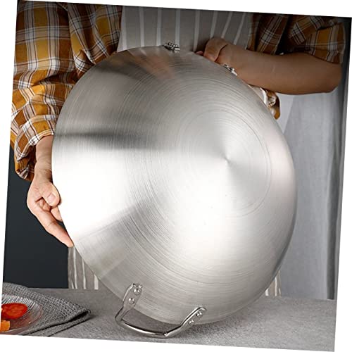 Wok para uso doméstico de acero inoxidable miniatura 4