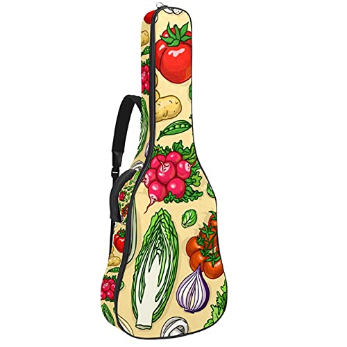 Housse guitare acoustique imperméable contre la pluie fermeture éclair pratique