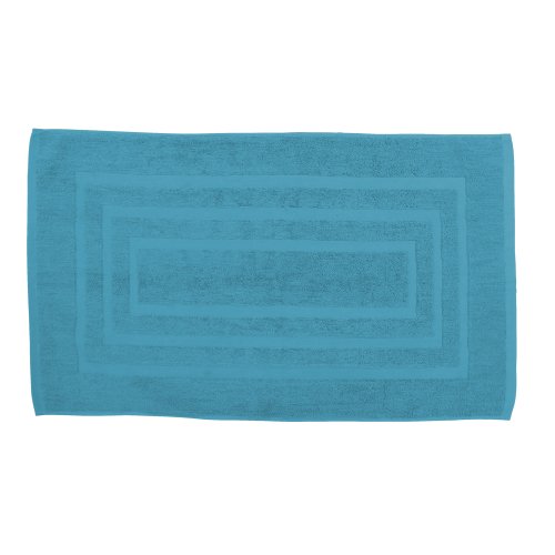 Today Bath Mat, Cotton, Turquoise, 50 x 85 cm