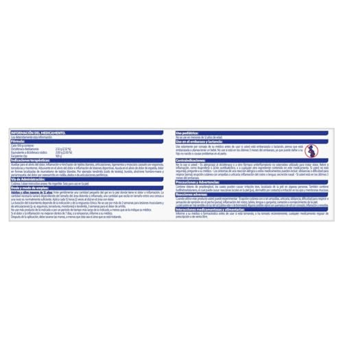 Proteínas, pomada muscular Marca Voltaren (2)