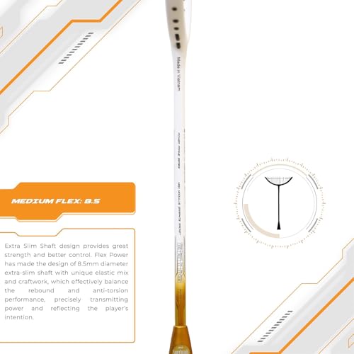 Image of Apacs Finapi 232 Xtra Power + Falcon Kitbag Combo | 40LBS Extra Strong Frame | 100% Top-Grade UHM Japanese Graphite | Professional Unstrung Racket with Free Full Cover | Premium Badminton Combo Set