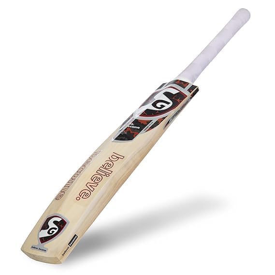 Image of Pro Super GradeCricket Bat Full Size Popular Willow Cricket Bat with Bat Cover Play for Plastic Ball | Tennis Ball | Rubber Ball (RED)