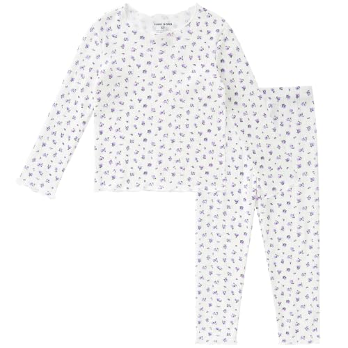 Image of pureborn Baby Pajamas Set Toddler Snug Fit Cotton Sleepwear 2pcs 12M-7Y