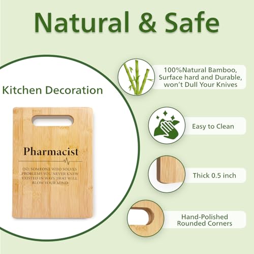 Tabla de cortar rectangular para cocina de bamboo miniatura 4