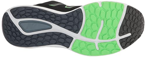 New Balance Men's Fresh Foam 680 V7 Running Shoe, Black/Vibrant Spring, 9.5 #TOP3