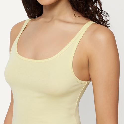 Image of Amazon Essentials Women's Slim-Fit Thin Strap Tank Top, Pack of 2