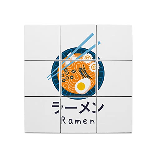 Carreaux céramique ramen manga anime pour remplacer les posters en papier par une déco durable