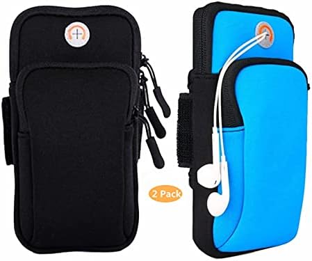 Adjustable Phone Armband For Running, Fitness & Gym - Fits Phones Up To