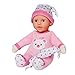 Simba 105140002 Laura Veilleuse / poupée au Corps Souple avec Son et lumière / autonomie 60 Secondes / 30 cm / pour Les Enfants à partir de 12 Mois