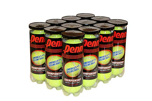 Penn Championship High Altitude Head Tennis Balls &ndash; 12 Pack 36 Balls Yellow - USTA & ITF Approved...