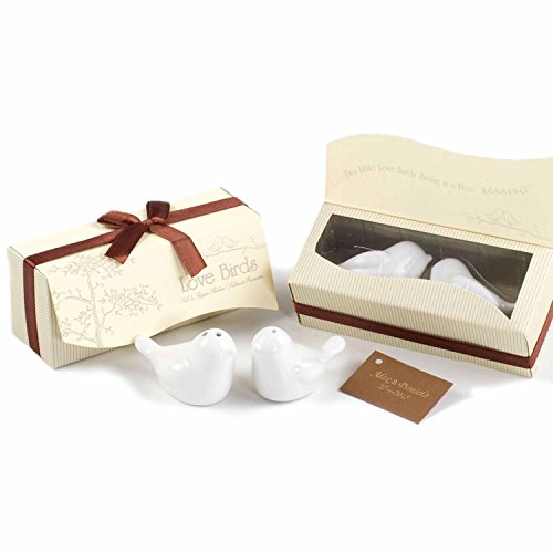 Set 2 piezas Salero y pimentero Pájaros de cerámica. Salero Pimentero Porcelana