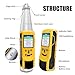 Digital Concrete Rebound Hammer Tester Resiliometer Test Meter Tool, OLED Concrete Strength Tester, Test Scope of 10-60Mpa (1450-8702psi) English Interface